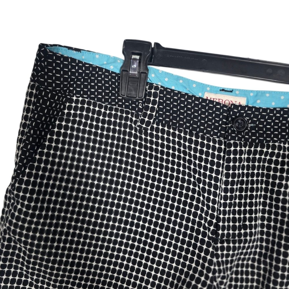 Merona Size 8 Black and White Shorts - Picture 2 of 6